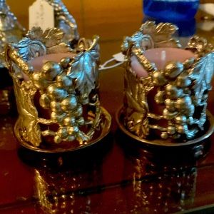 Arthur Court votive holder grapes